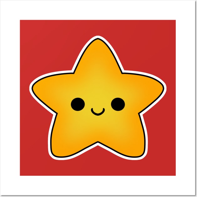 Smiling Star Wall Art by steviezee